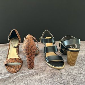 Lot of 2 Women’s Shoes 7 & 7.5 but both fit 7.5 old Navy & Worthington